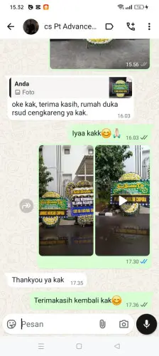 Testimonial Papan Bunga Pernikahan metland